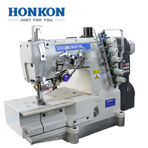 Máquina de Coser Industrial de Puntada Interlock de Accionamiento Directo Serie HK-500-01CB/AT con Motor de Hierro y Engranajes Computarizados de Alta Velocidad - Product Image 2