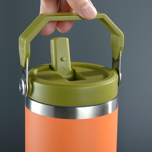 Thermos in Acciaio Inox da 20oz con Manico, Isolamento Termico 6-12 Ore per Bevande Fredde e Calde, Ideale per il Ritorno a Scuola - Product Image 1