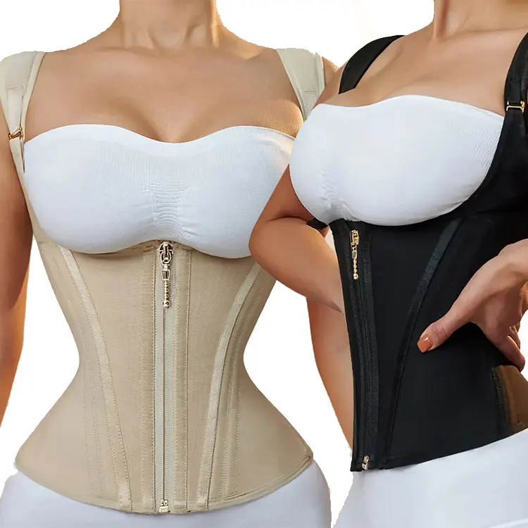 HEXIN Custom Anti-Shake Brust Neopren Workout Taille Trimmer Gürtel Sauna Schlankheit gürtel Taille Trainer Weste Shaper Mit Reiß verschluss