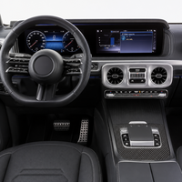 Panel Konsol Piano Black Mercedes-Benz G-Class W464 G500 G350 Baru 2018-2024 dengan 3 Tombol Pengunci Diferensial (Bolt-On)