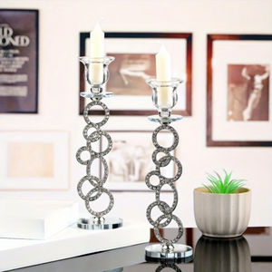 Candelabro de Cristal de Lujo al Por Mayor, Estilo Europeo, Hecho a Mano, Ecológico, con Múltiples Anillos para Mesa, Ideal para Bodas y Navidad - Product Image 5