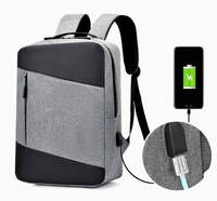 Mochila Personalizada para Portátil Oxford Impermeable, Resistente a Arañazos, para Oficina, Negocios, Viajes, Estudiantes
