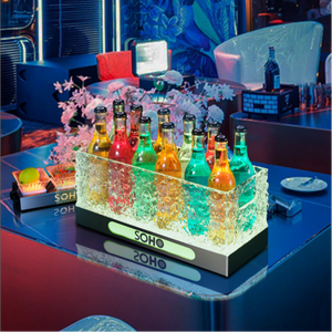 Secchiello per Ghiaccio LED Personalizzato Luminoso per Feste, Glorificatore per Champagne e Vodka, Secchiello LED per Bar, Champagne e Vino - Product Image 5