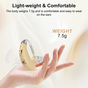 <span class=keywords><strong>Bte</strong></span> เครื่องช่วยฟังแบบชาร์จไฟได้, เครื่องขยายเสียงผู้สูงอายุไม่รุนแรงการสูญเสียการได้ยินหูอื้อดูแลเสียงรบกวนต่ำเอาต์พุตแบบอะนาล็อก - Product Image 5