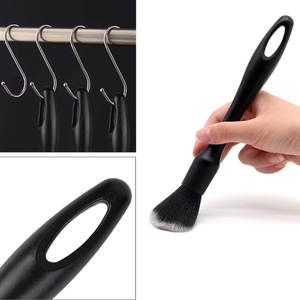 Set di 3 Spazzole per Lavaggio Auto, Kit per <span class=keywords><strong>Pulizia</strong></span> <span class=keywords><strong>Interni</strong></span> con Setole Diverse per Rimozione Polvere e <span class=keywords><strong>Pulizia</strong></span> Bocchette dell'Aria - Product Image 4