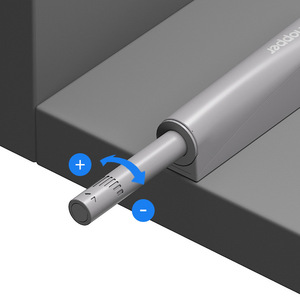 Dispositivo de rebote magnético de aleación de aluminio para puertas de armario, diseño minimalista, fácil operación - Product Image 3