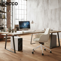 Chaises de salle à manger modernes de luxe au design nordique, rembourrées en tissu, en cuir PU, pivotantes à 360 degrés, pour meubles de salle à manger d'appartement