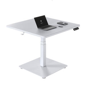 โต๊ะคอมพิวเตอร์สำนักงานแบบขาเดียว รุ่นโมเดิร์น ปี 2026 ปรับระดับความสูงได้ตามหลักสรีรศาสตร์ ใช้มอเตอร์เดียว 3 ระดับ โต๊ะคอมพิวเตอร์ทรงสี่เหลี่ยม - Product Image 5