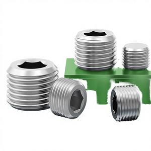 Raccord de tuyauterie en acier inoxydable 304, embout à tête hexagonale interne avec filetage, surface lisse et technologie de fonderie - Product Image 4