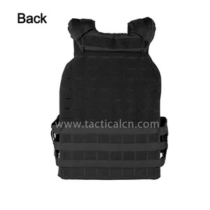 Gilet tactique Molle de combat robuste noir personnalisé - Product Image 2