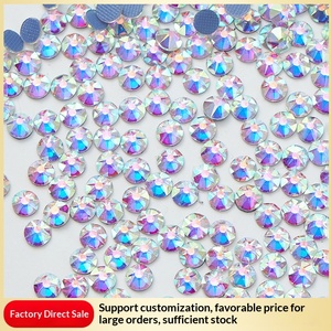 Piedras de Estrás Redondas de Alta Calidad <span class=keywords><strong>8</strong></span>+<span class=keywords><strong>8</strong></span> <span class=keywords><strong>AB</strong></span> de Color para Decoración de Uñas, Joyería DIY, Accesorios para Disfraces de Danza - Venta al por Mayor - Product Image 2