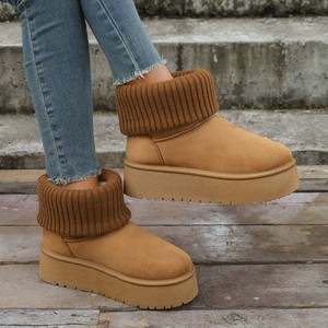Botas de Nieve de Terciopelo Grueso para Mujer, Botines Cortos, Invierno 2025, Nuevas, Cómodas, Cálidas, Forro de Felpa, Punta Redonda, Estilo <span class=keywords><strong>UG</strong></span> - Product Image 3