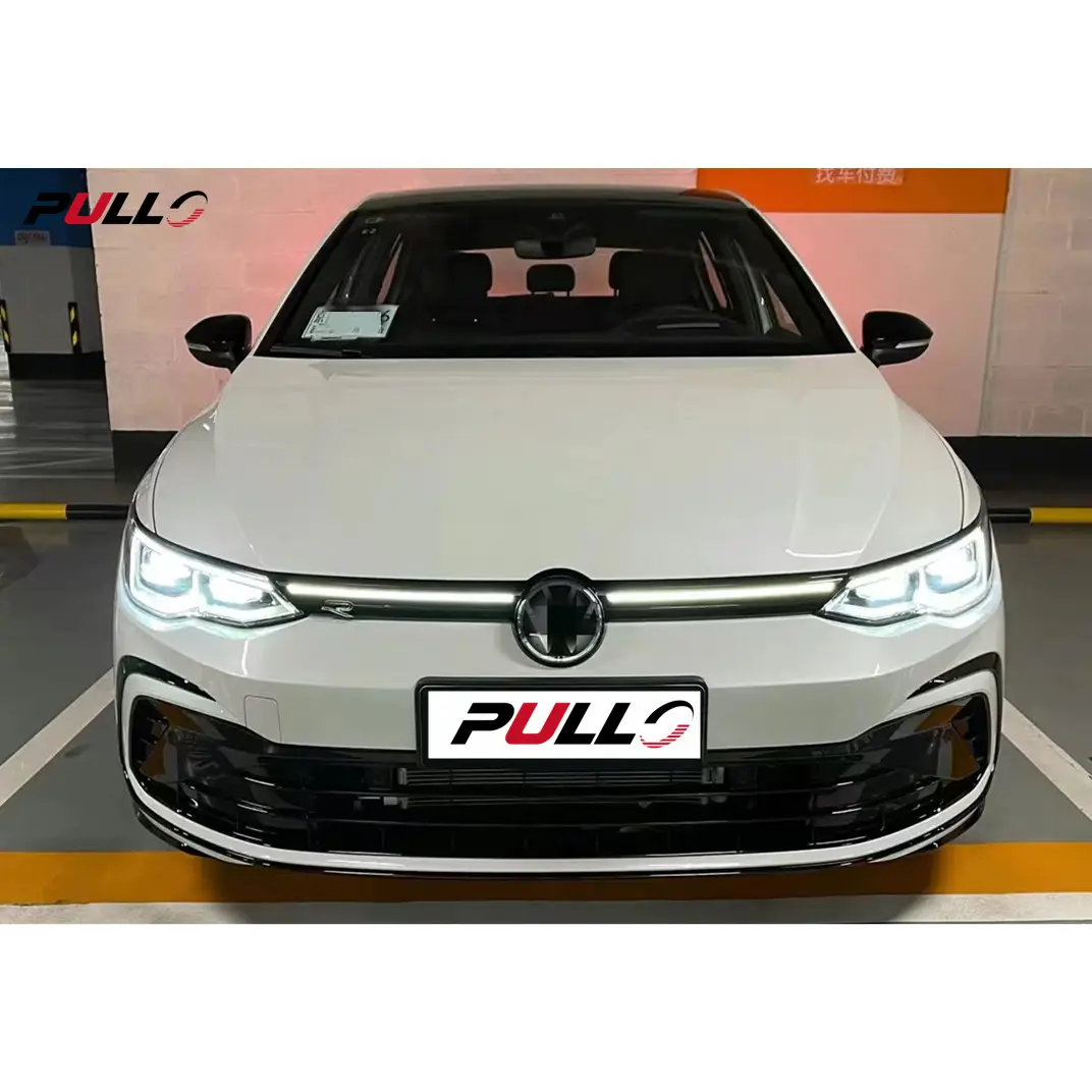 Voor Volkswagen Golf 8 R-Line Model Bodykit Inclusief Voor-En Achterbumper Met Zijskirts Achter Diffuser Uitlaatpijpen