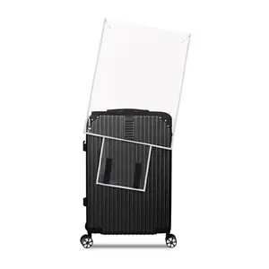 Оптовая продажа, водонепроницаемый защитный чехол для чемодана на колесиках, износостойкий утолщенный Прозрачный чехол для чемодана из ПВХ
