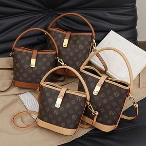 Fashionable PU Leather Ladies' Bucket Bag. 2025 New Model of High-end Luxury Brand Designer <b>Handbag</b>.0866 - Product Image 6