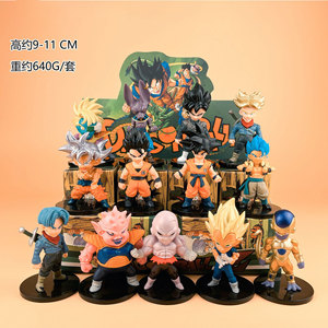 Vente en gros de 13 figurines d'action d'anime, <span class=keywords><strong>Goku</strong></span>, Vegeta, <span class=keywords><strong>Jiren</strong></span>, figurines miniatures en PVC, collection de modèles, statues, jouets, cadeaux, décoration - Product Image 6