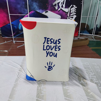 Présentoir de table de stand pop-up portable et pliable pour la publicité
