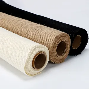Vendita calda Originale di lino di colore rotolo di canapa naturale del fiore di carta di imballaggio per il fiore di imballaggio di carta