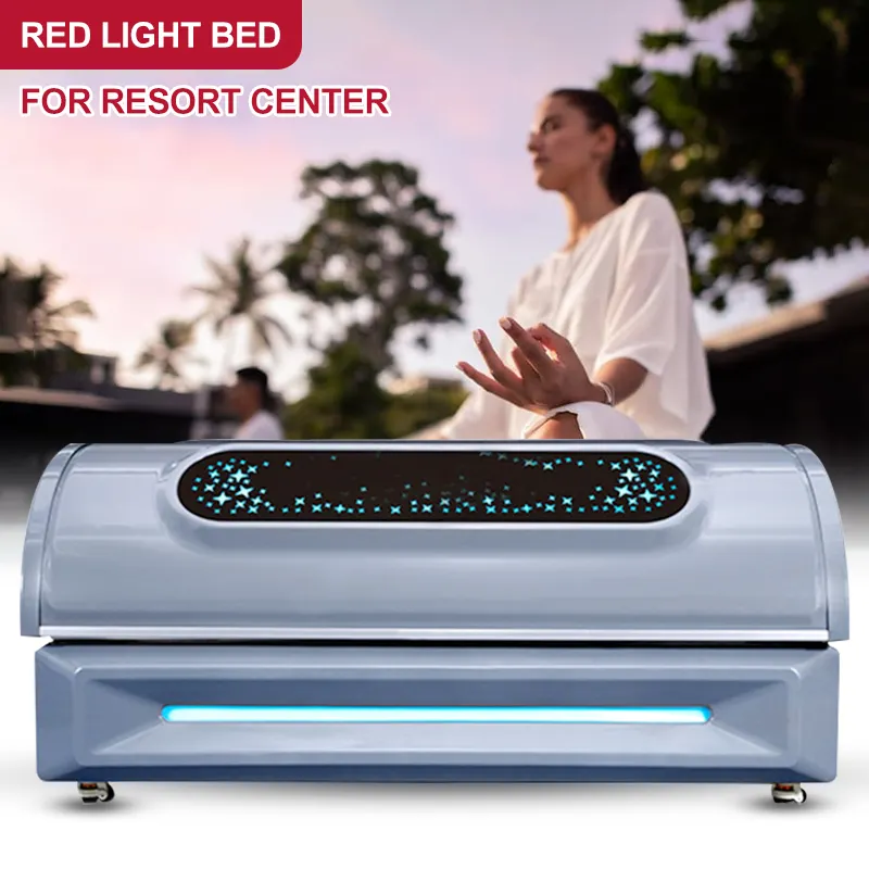 2024 Professional Custom 5 Wavelengths 660nm 850nm 940nm Full Body Red Led Near Infrared Red Light Therapy Bed For Pain Relief