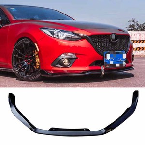Matériau ABS de haute qualité adapté au kit de lèvre avant <span class=keywords><strong>noir</strong></span> brillant de haute qualité des modèles <span class=keywords><strong>Mazda</strong></span> <span class=keywords><strong>3</strong></span> de 2014 à 2016. - Product Image 3