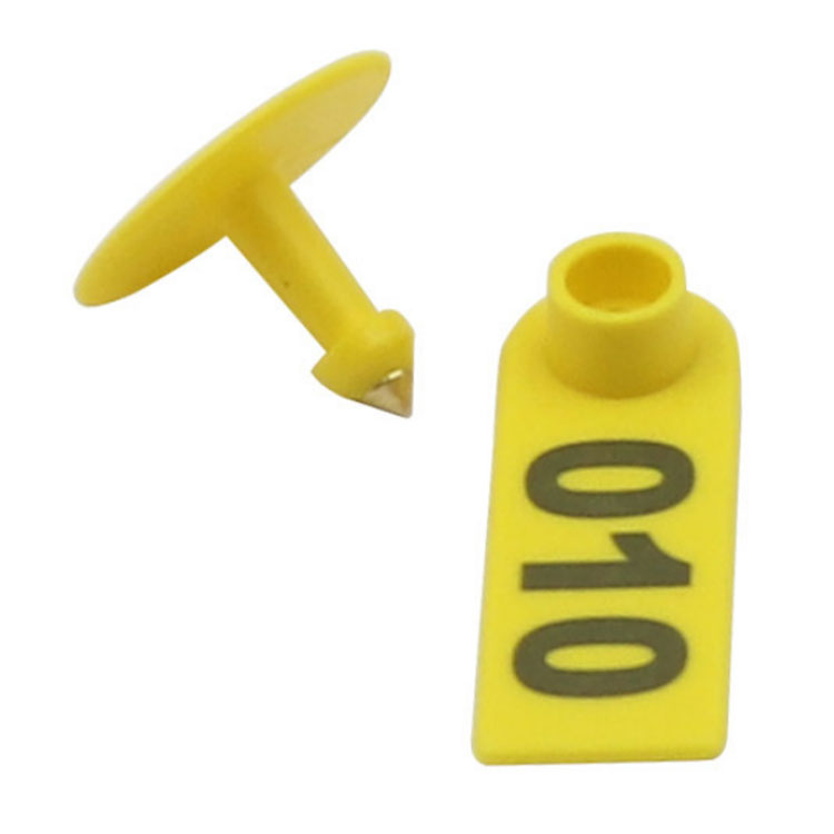 Бирка для сережек, крупного рогатого скота, овец, телячьей коровы, свиньи, бирка для ушей, пластиковая идентификационная карта, этикетка для фермы