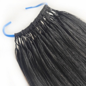 New Hàn Quốc thị trường máy Lông 100 Trinh Remy lớp biểu bì phần mở rộng tóc người từ Trung Quốc nhà máy - Product Image 1