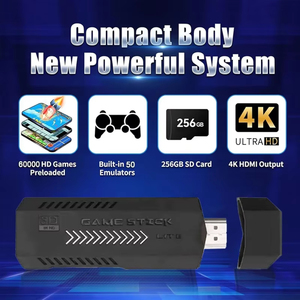 Nuevo X2 Plus 2026, Consola <span class=keywords><strong>de</strong></span> Videojuegos 4K HD con 60000 <span class=keywords><strong>Juegos</strong></span>, 256 GB, Control Inalámbrico Doble <span class=keywords><strong>de</strong></span> 2.4 g, Consola Retro para TV, Compatible con PSP/<span class=keywords><strong>PS1</strong></span> - Product Image 2