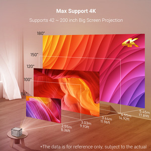 Nouveau projecteur intelligent LCD LED Full HD 1080P X25 avec mise <span class=keywords><strong>au</strong></span> point manuelle et technologie WiFi Pico pour home <span class=keywords><strong>cinéma</strong></span> - Product Image 3