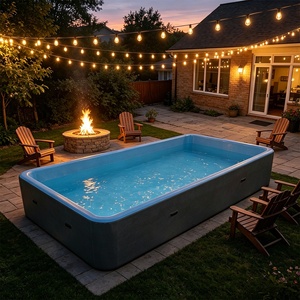 <span class=keywords><strong>Piscine</strong></span> gonflable rectangulaire épaissie sur mesure, en Drop Stitch, pour jardin extérieur - Product Image 1