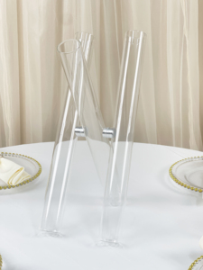 Cheap Glass <strong>Vase</strong> 3 Pcs Set High Quality Wedding Decoration Supplies Clear Cylinder <strong>Flower</strong> Stand - Product Image 2