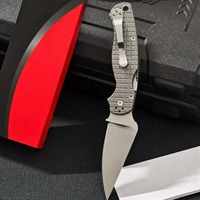 Couteau d'extérieur en alliage d'aluminium CN SDC81, mini couteau de survie portable pour la randonnée et le camping