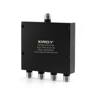 XINQY <strong>4</strong> Way SMA RF Power Splitter <strong>Combiner</strong> 2.4G/5.8G/WiFi6 6GHz-18GHz Signal Distributor Power Divider