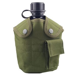 Échantillon gratuit de la bouteille d'eau la plus vendue, couleur vert olive, avec couvercle, fabricant BSCI, gourde de campagne - Product Image 4