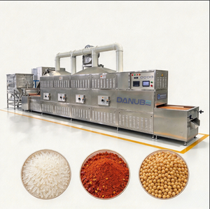 Máquina de Secado por Microondas Tipo Túnel, Deshidratador Continuo por Microondas con Cinta Transportadora para Granos, Cereales, Especias y Procesamiento de Materias Primas a Granel - Product Image 1