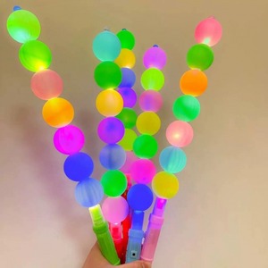 Bâtons lumineux LED colorés, fournitures pour fêtes de Noël, d'anniversaire, de mariage, gourde en plastique scintillante pour événements lumineux - Product Image 3