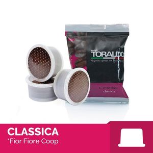Capsule di Caffè Toraldo Classica 100 Compatibili con Fior Fiore 0,13/Capsule per Macchine Monodose - Product Image 1