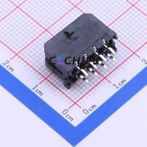 430450812 Wire-to-Board Pin Header Through hole Component (THT),P=3mm Connector 2x4P 3mm Through Hole Micro-Fit (MX 3.0) - Product Image 2