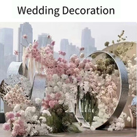Fondo decorativo de película de Metal ondulado para pared, espejo ondulado, foto de techo para bodas, lámina de plástico, decoraciones de boda