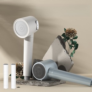 Pommeau de Douche Haute <span class=keywords><strong>Pression</strong></span> Portable à Double <span class=keywords><strong>Turbo</strong></span>, Auto-Nettoyant, Élimine le Chlore, Réduit les Démangeaisons et la Peau Sèche - Product Image 3