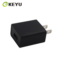 Chargeur USB 5V 1A 5W avec prise US pour le marché américain / canadien