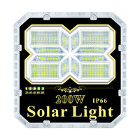 COYOLED-Projecteur solaire puissant, éclairage extérieur étanche, éclairage LED solaire bleu haute luminosité, 100W, 200W, 300W