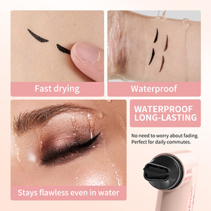 Delineador de Ojos con Punta de Doble Cara, 3 Segundos, Mineral, Mate, Líquido, Resistente al Agua, Anti-Manchas, Secado Rápido, Herramienta de Maquillaje para Ojos - Product Image 2