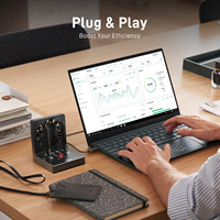 FIDECO Desain Baru Kipas Pendingin USB 4 40Gbps 4 Bay Offline Clone Docking M2 NVMe PCIe SSD Duplicator Mendukung Kloning 1 ke 3