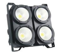Projecteur LED COB DMX512 4x100W à 4 Faisceaux, Lumière Blanche Chaude pour Théâtre et Studio