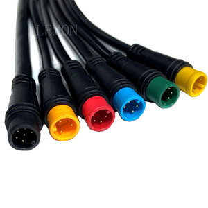 Conector à Prova d'Água IP65 de <span class=keywords><strong>2</strong></span>, 3, 4, 5, 6 Pinos Macho e Fêmea M8 para Bicicleta Elétrica e Fita <span class=keywords><strong>LED</strong></span> - Product Image 2