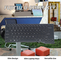 Clavier d'ordinateur portable For Lifebook US English 61 touches, cadre noir, interrupteurs rouges, sans RGB pour U747 U748 U749 E449 E548 E5410 CP724717-03