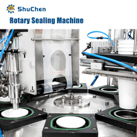 Machine de remplissage et de scellage automatique professionnelle Shuchen pour crème glacée / gelée / yaourt / eau en gobelets