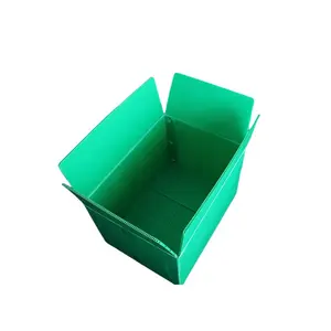 Hersteller niedriger Preis wellpappe-Schachtel grün China Landwirtschaft grafisches Design wiederverwendbare PP-Kunststoff-Schachtel für trockene Früchte Kunststoff OMY