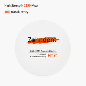 Zahndent sistema Cadcam laboratorio dentale Zirconia blocco sistema aperto aghi fresatura dentale 10-30mm - Product Image 2