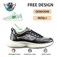Chaussures de sport B 25 avec logo personnalisé, nouvelles baskets décontractées en mesh tendance, services de personnalisation de logo
